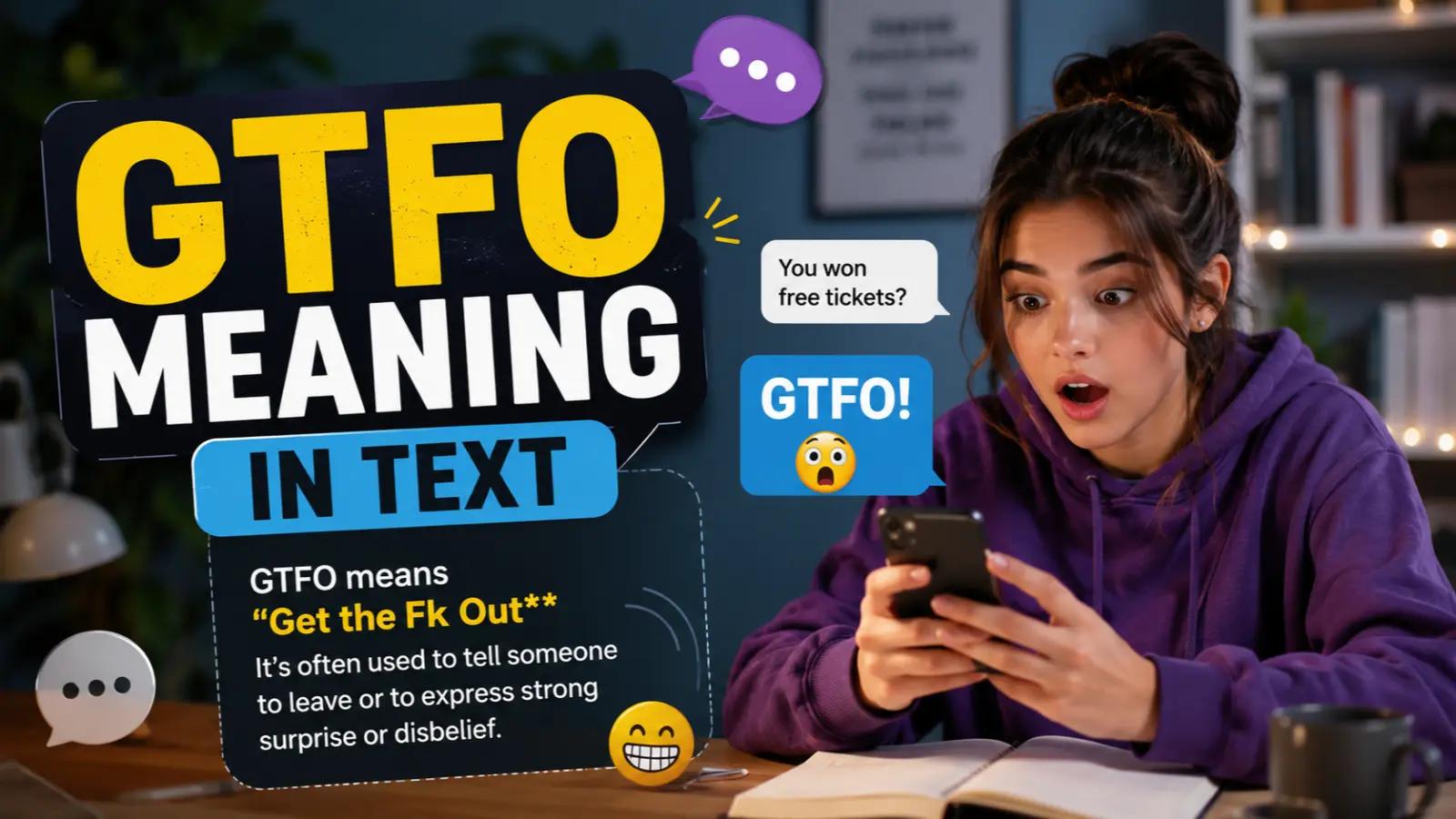 GTFO Meaning in Text