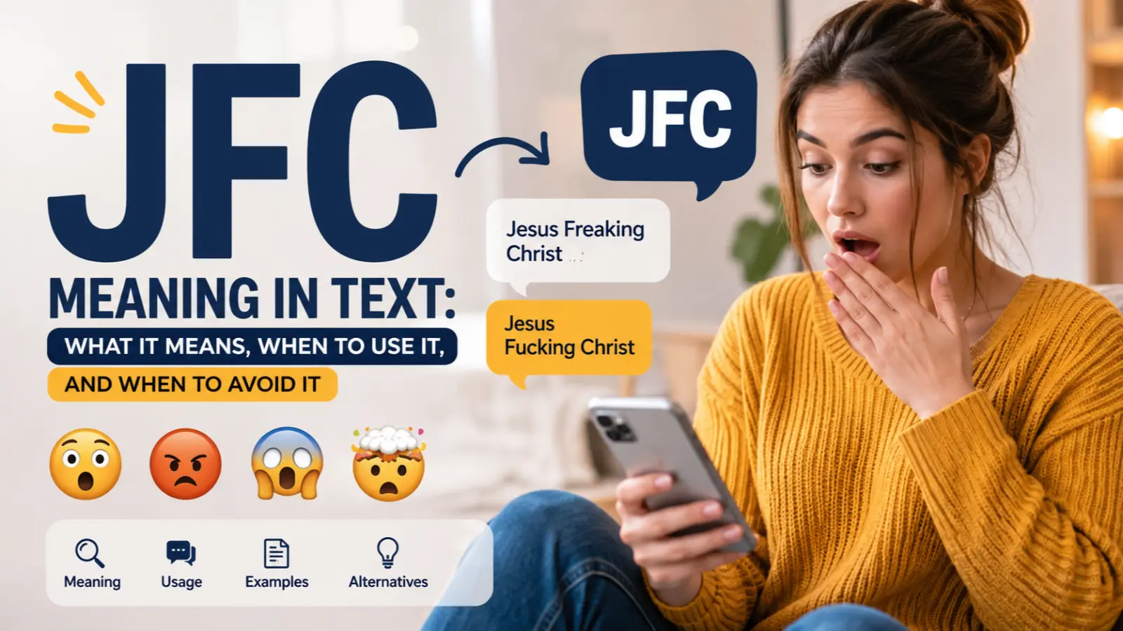 JFC Meaning in Text
