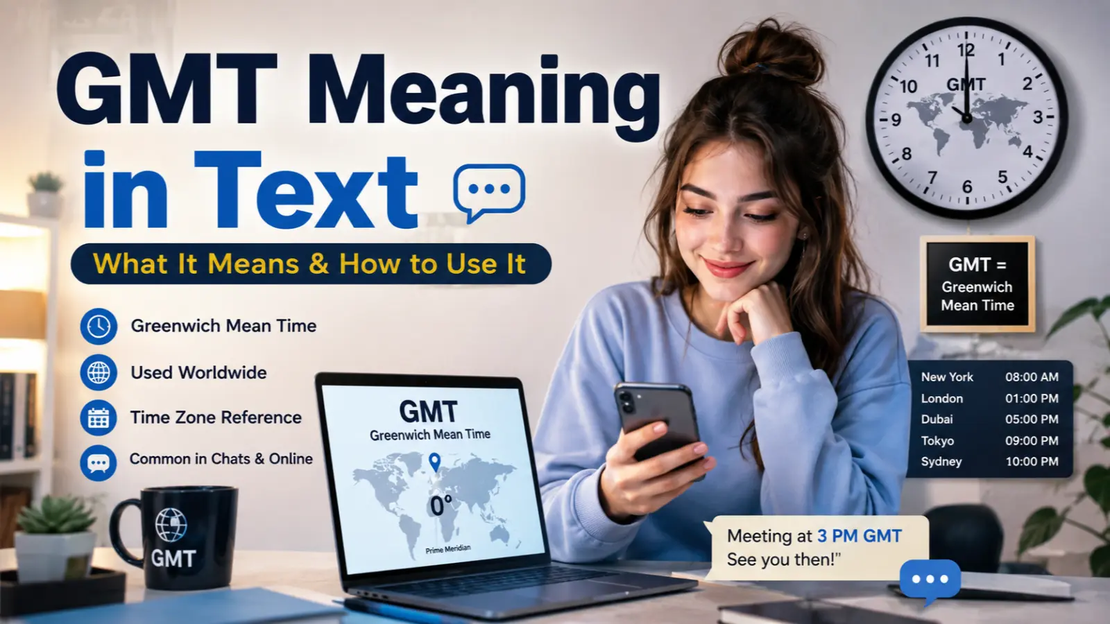 GMT Meaning in Text