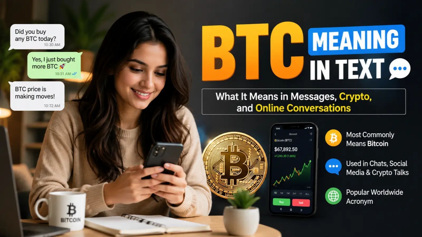 BTC Meaning in Text