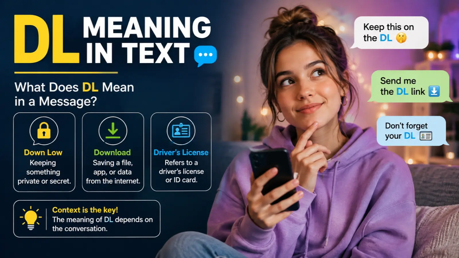 DL Meaning in Text