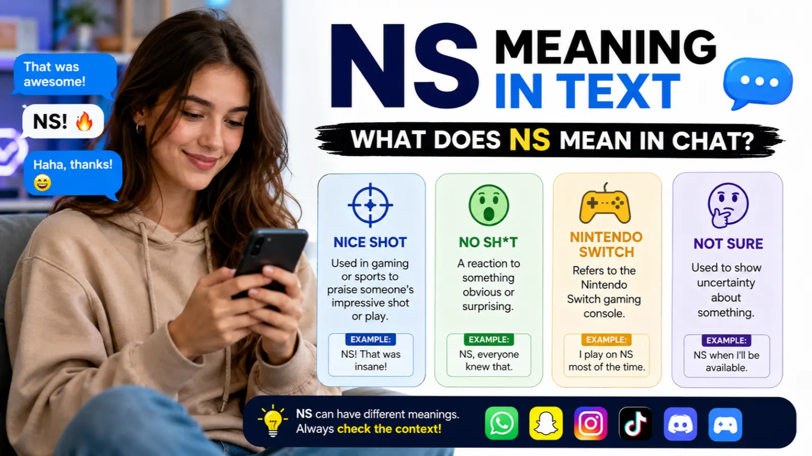 NS Meaning in Text