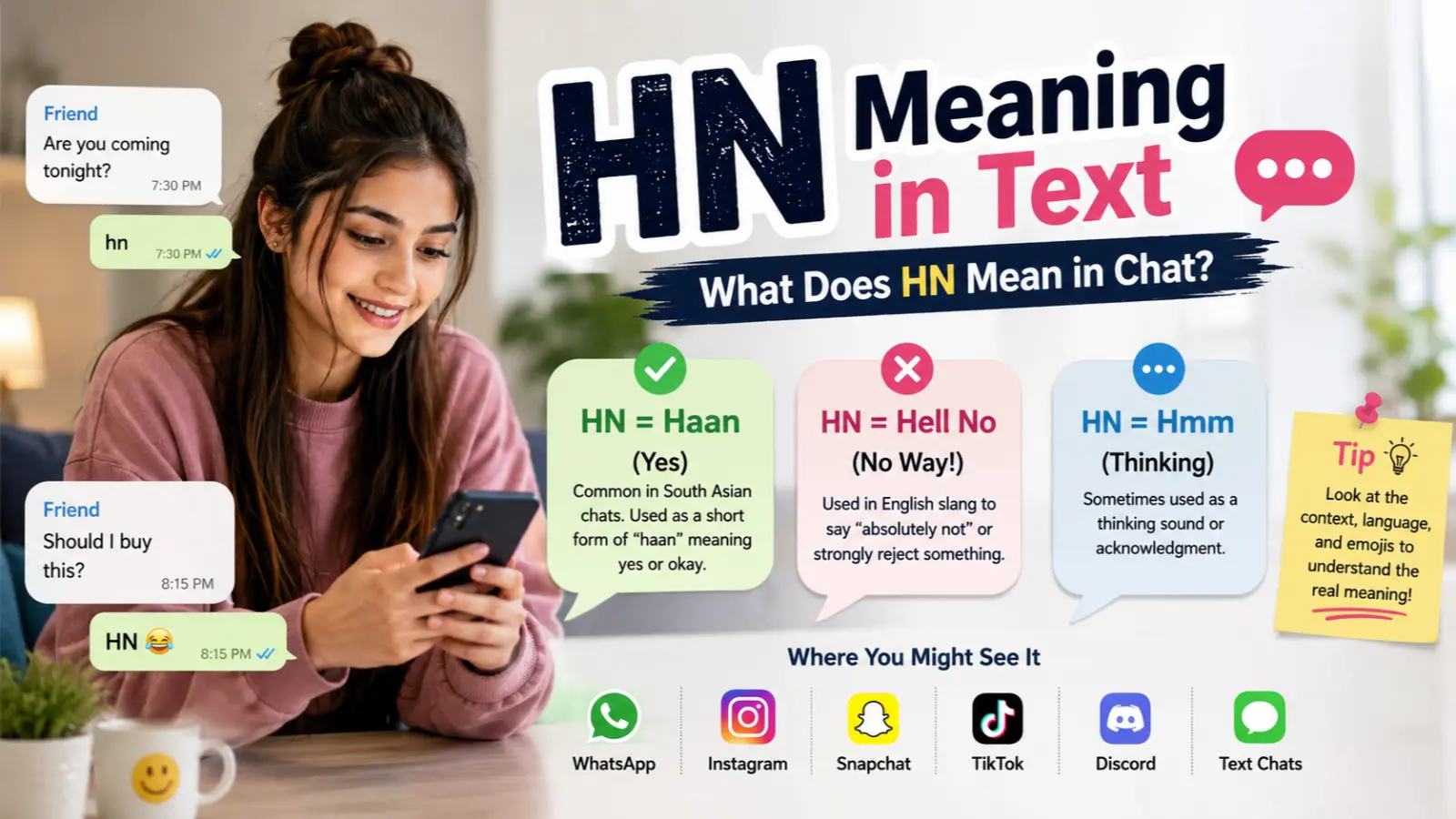 HN Meaning in Text