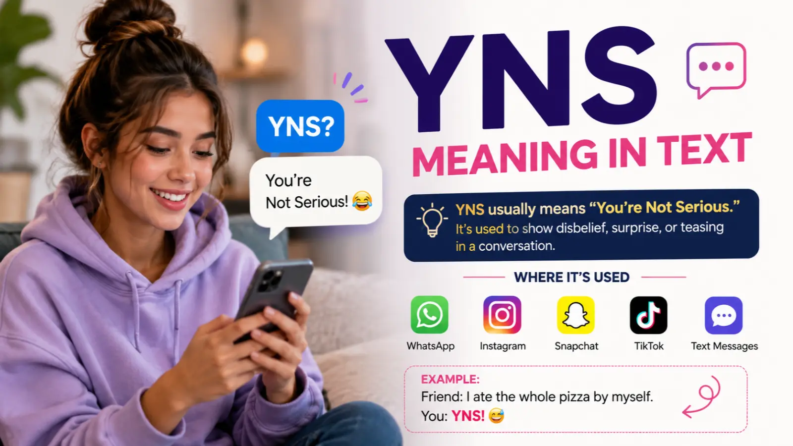 YNS Meaning in Text