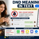 DND Meaning in Text