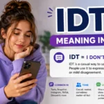 IDT Meaning in Text