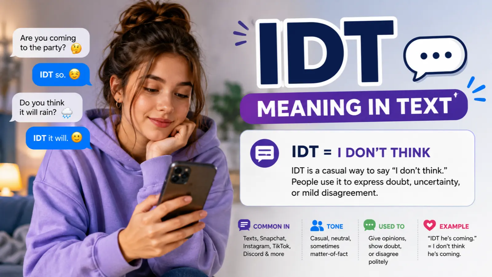 IDT Meaning in Text