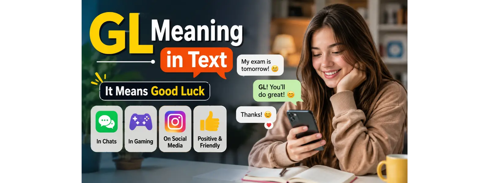 GL Meaning in Text