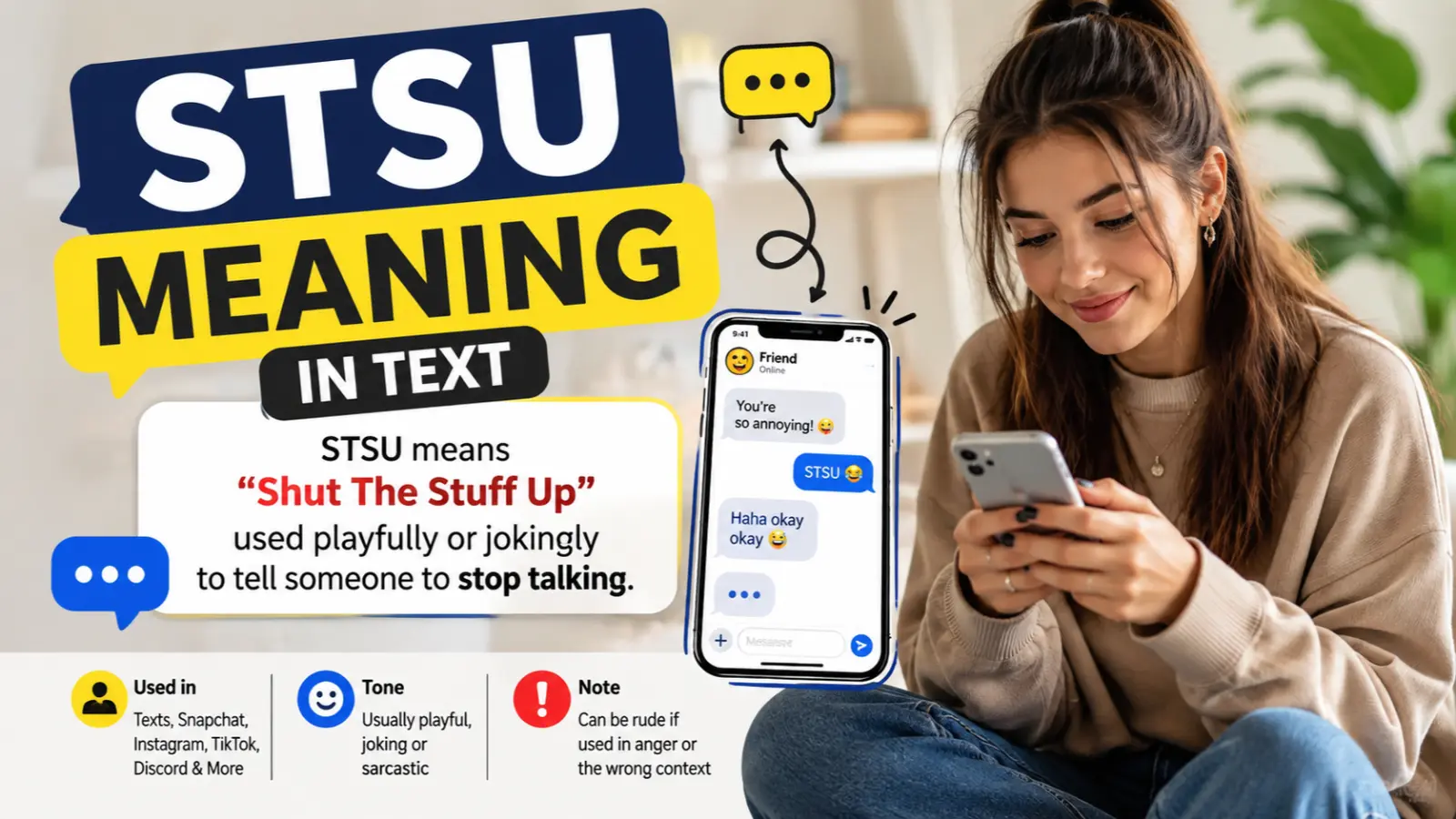 STSU Meaning in Text