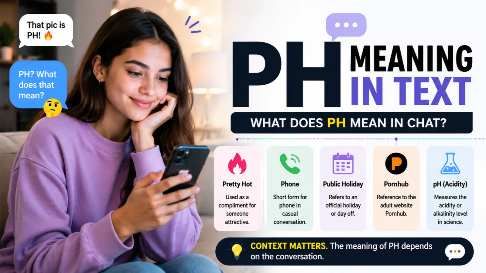 PH Meaning in Text