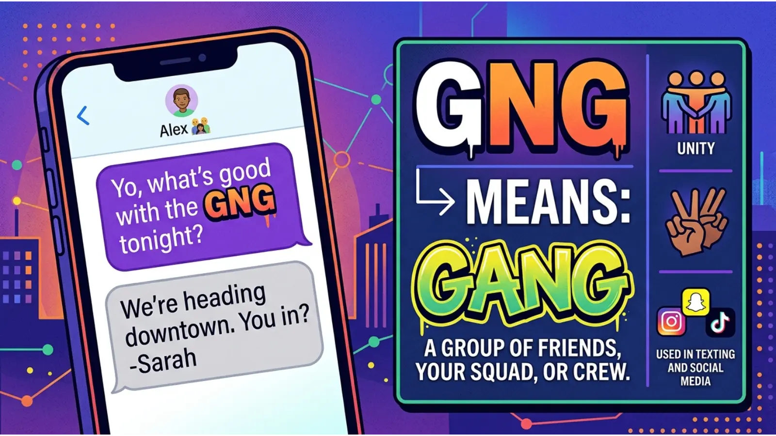 GNG Meaning in Text