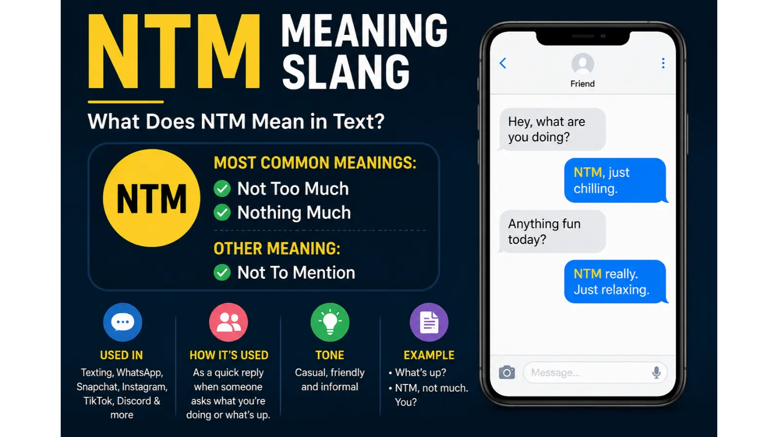 NTM Meaning Slang
