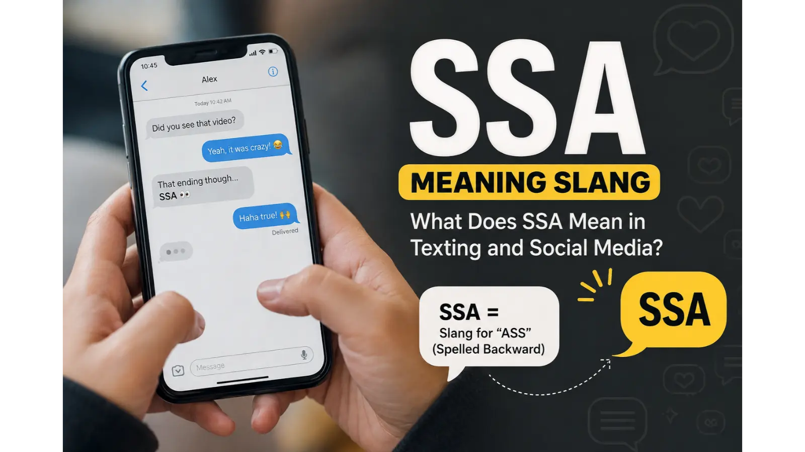 SSA Meaning Slang