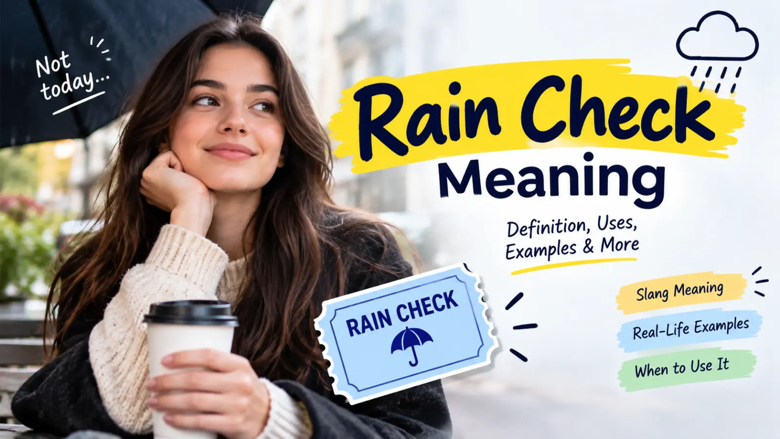 Rain Check Meaning