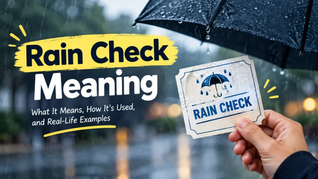 Rain Check