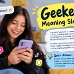 Geeked Meaning Slang