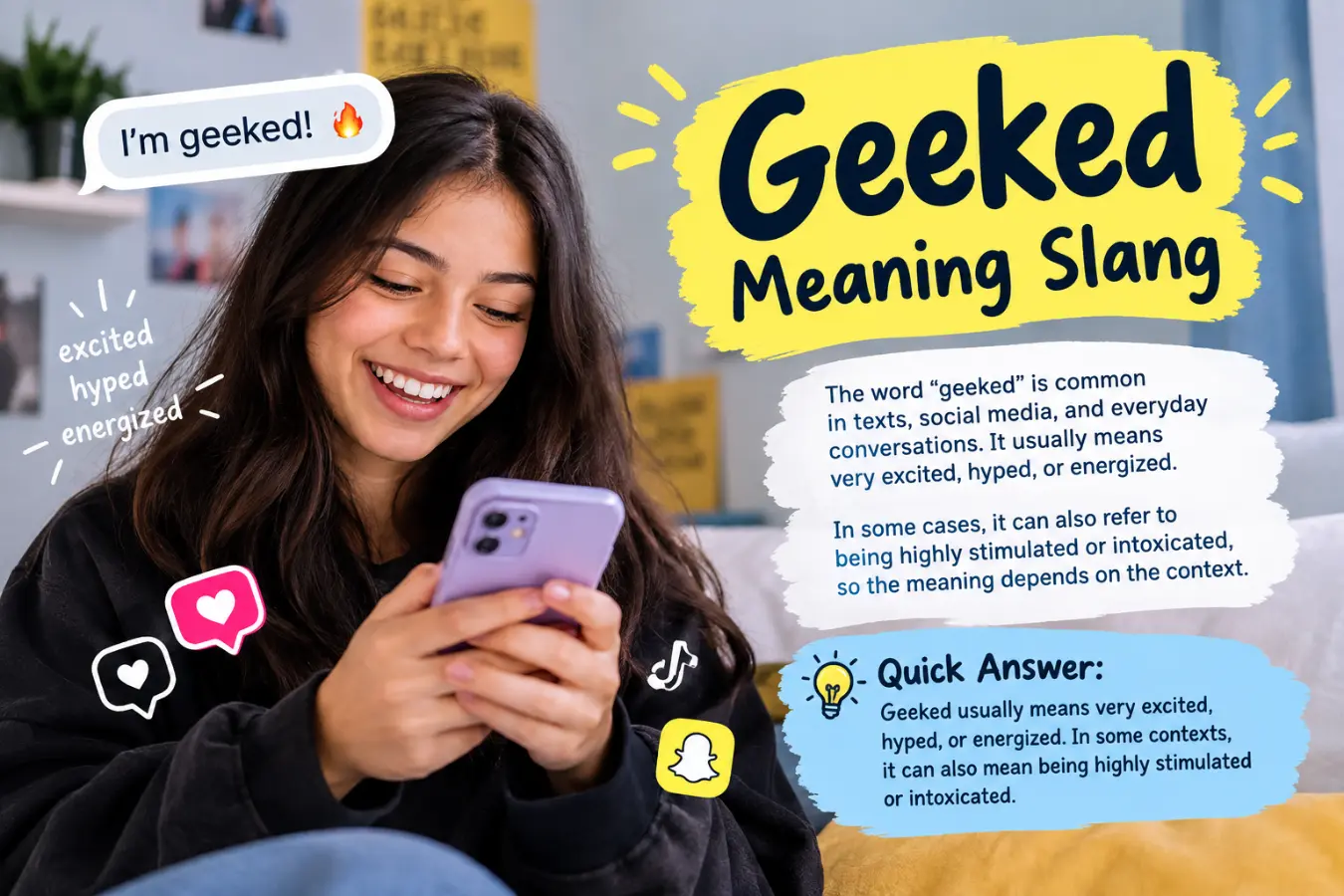Geeked Meaning Slang