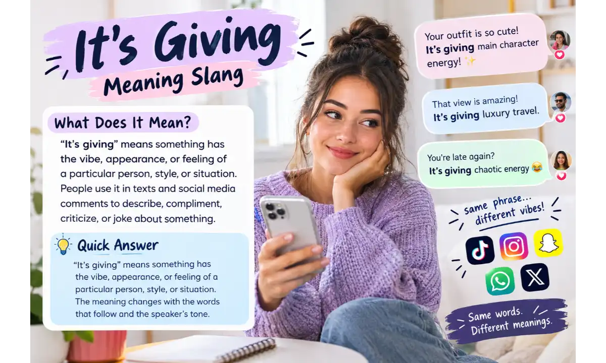 It's Giving Meaning Slang
