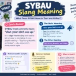 SYBAU Slang Meaning