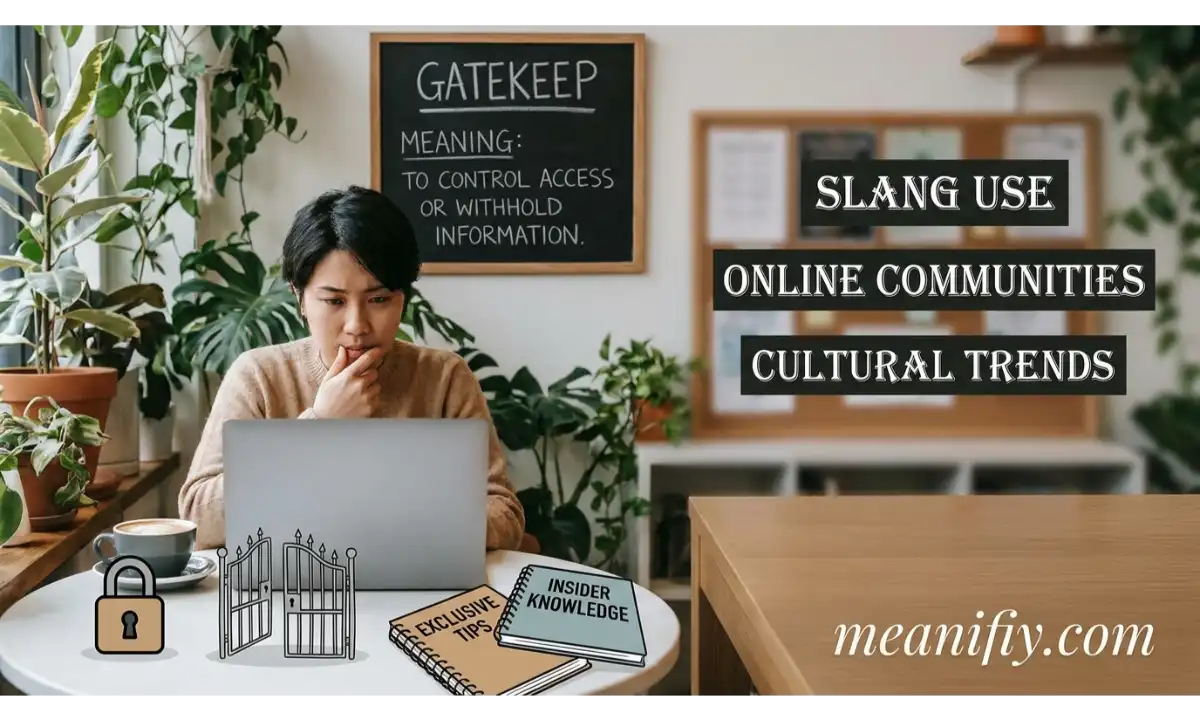 Gatekeep Meaning Slang